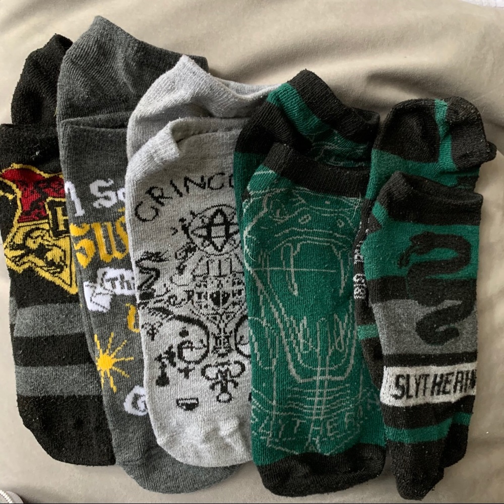 Harry Potter women’s socks: Slytherin theme